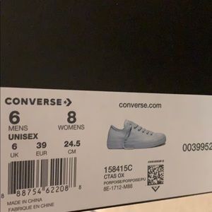 Converse blue leather